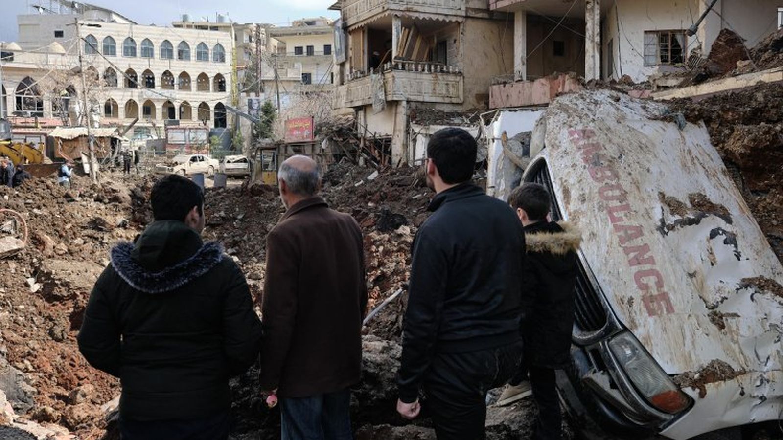 Bombardeos en el Líbano