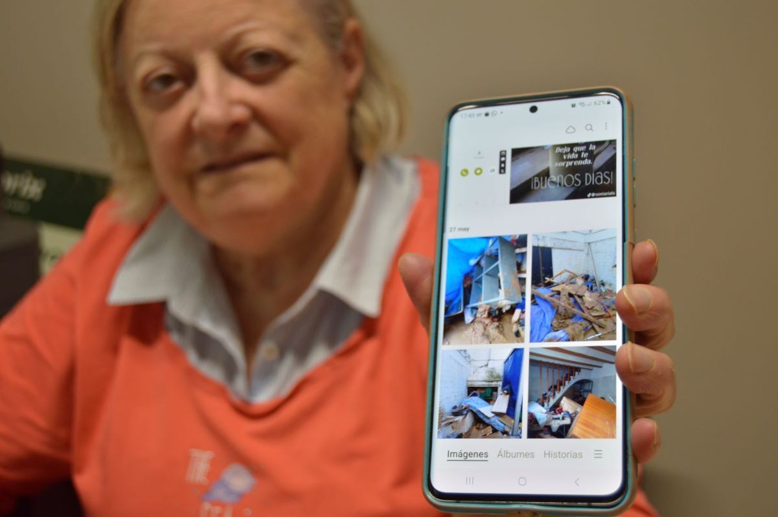 Vicenta Ramón. Cáritas Paiporta.