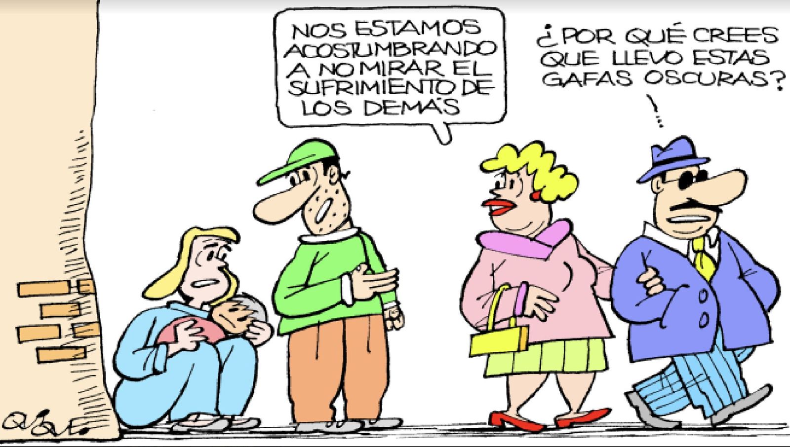 Gafas para no ver el sufrimiento de los demás