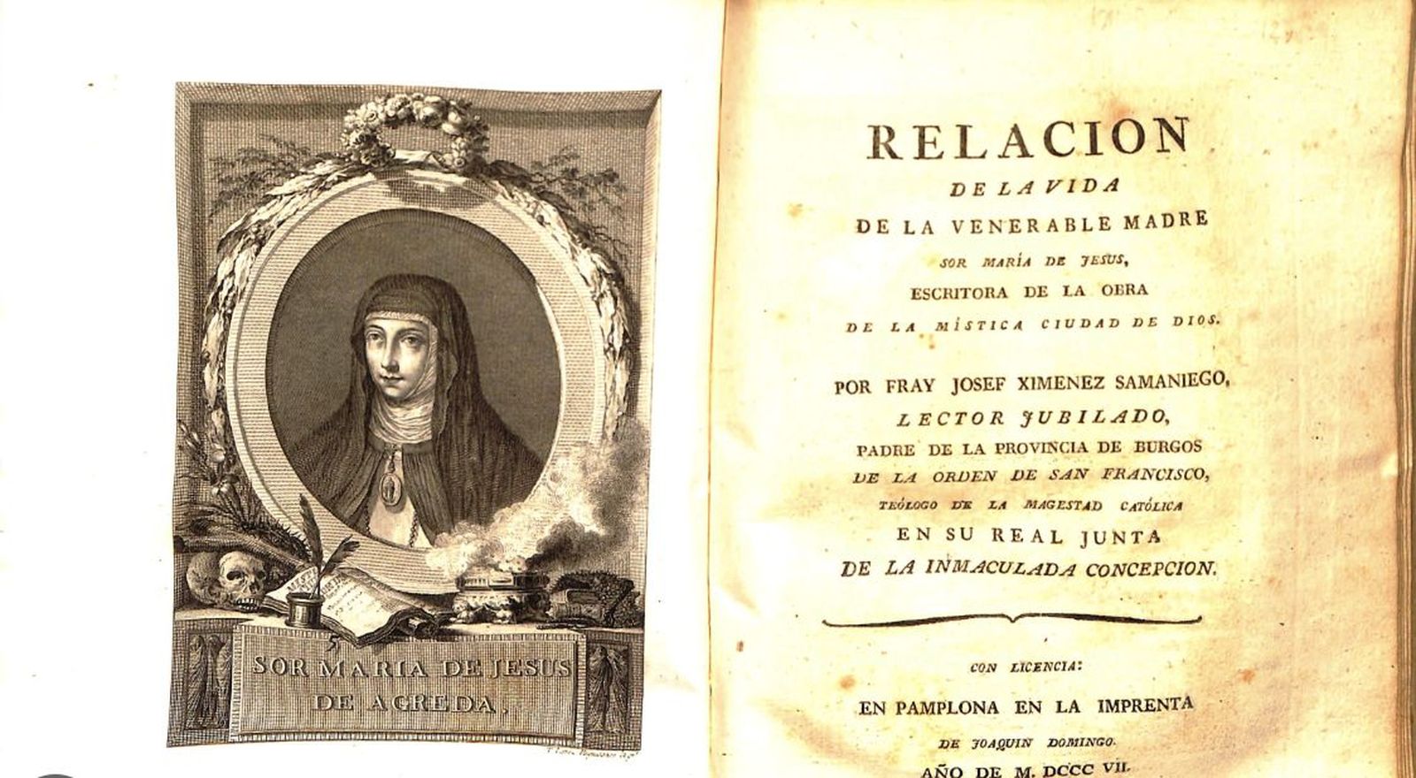 La venerable Sor María de Jesús de Ágreda