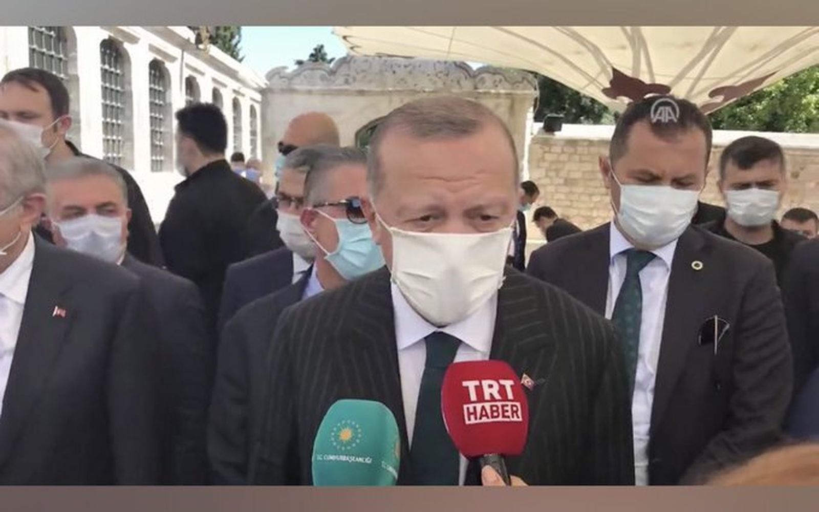 Erdoban: "Santa Sofía fue y será una mezquita para la eternidad"