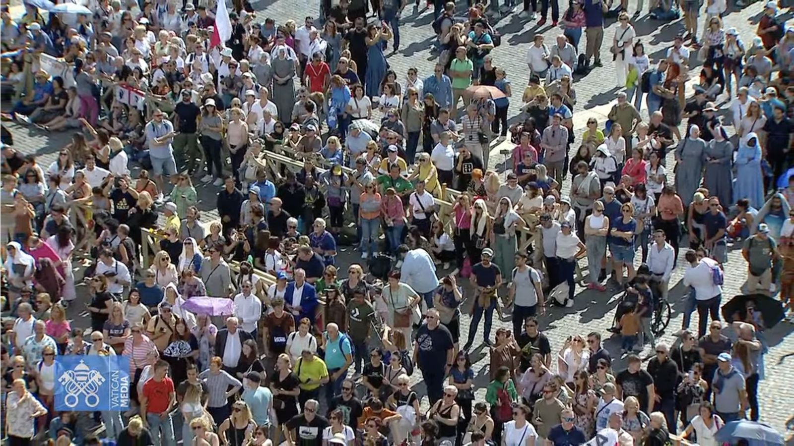 Peregrinos Plaza San Pedro