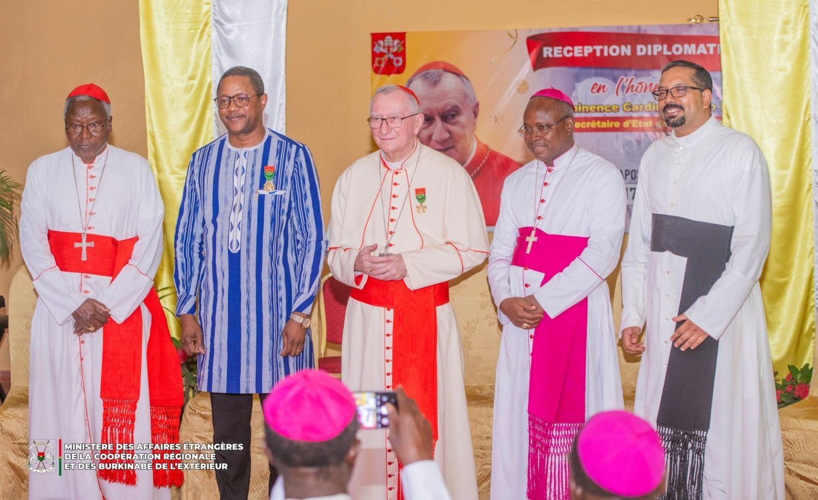 Parolin, en Burkina Faso