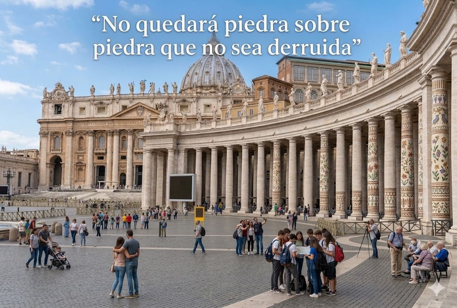"Mirad qué grandes templos y qué grandes construcciones..."