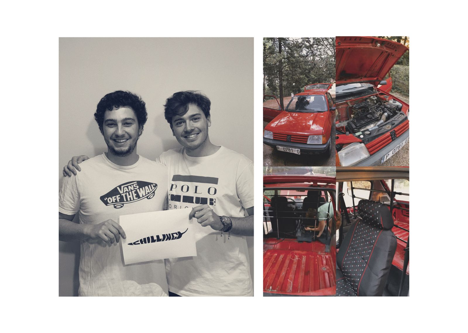 Estudiantes uniraid:  Álvaro González y Jaime Infante