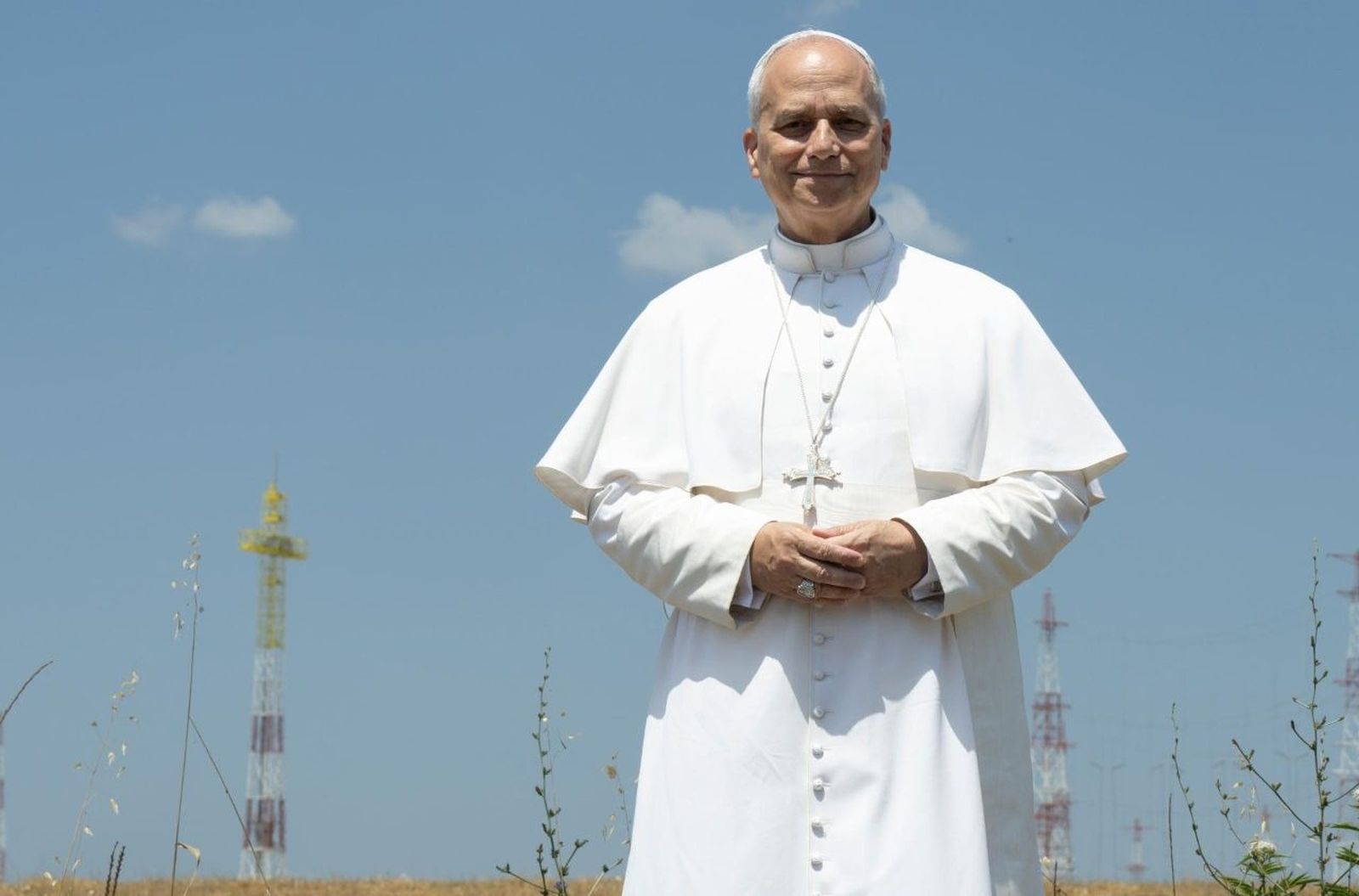 León XIV en Santa Maria de Galeria en junio de 2025
