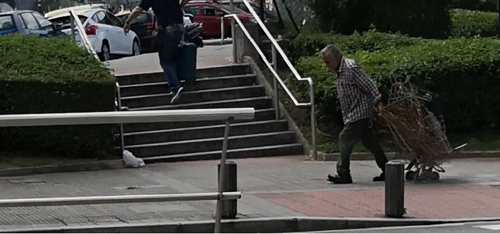 Jesús, el recolector de botellas