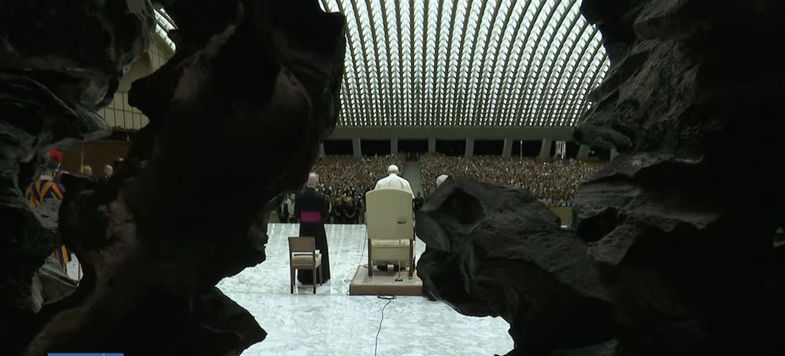 Francisco, durante la audiencia de hoy