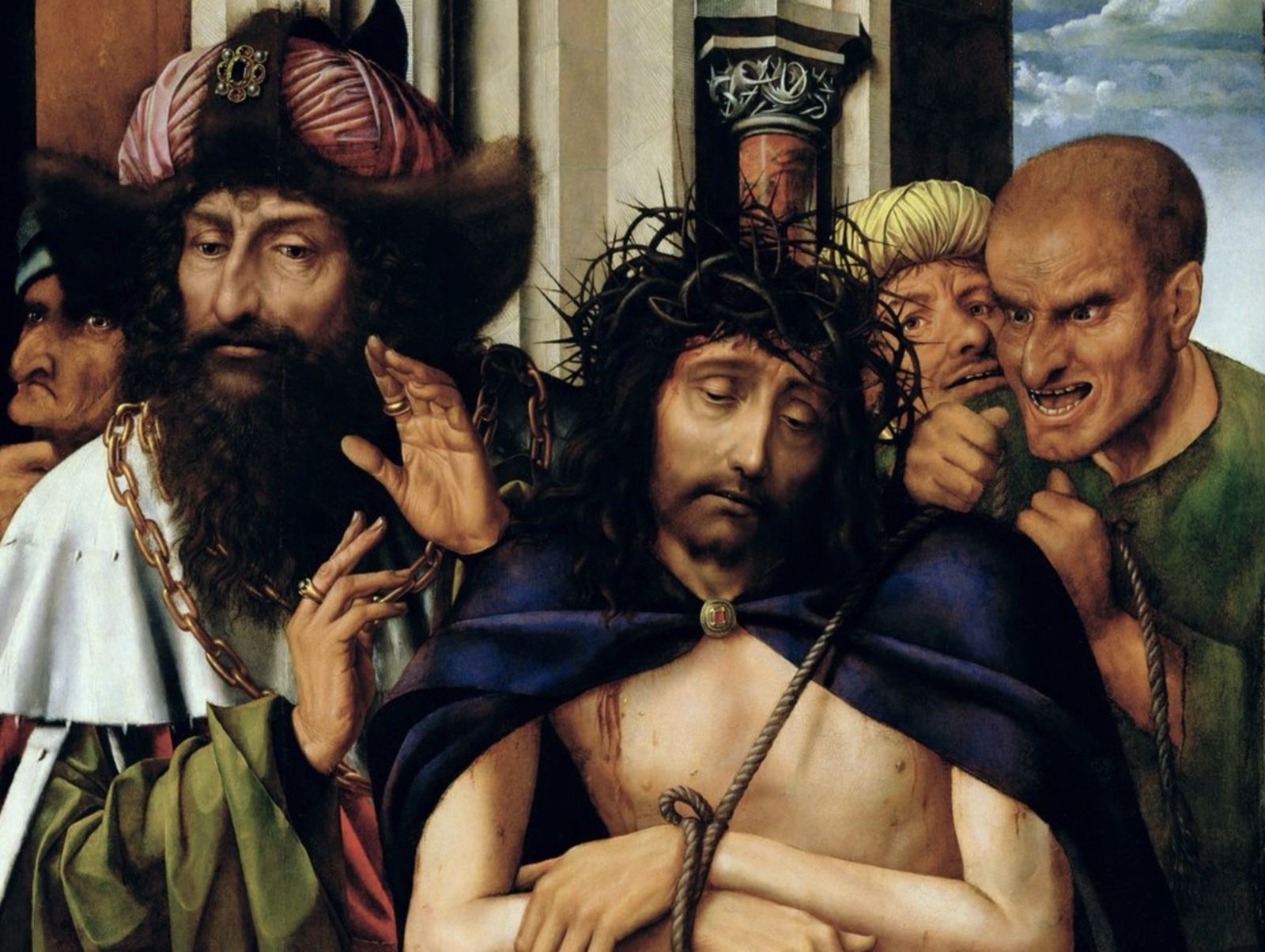 La burla de Cristo. Quentin Massys