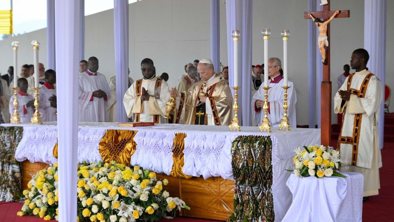 León XIV. Misa en Bamenda, Camerún