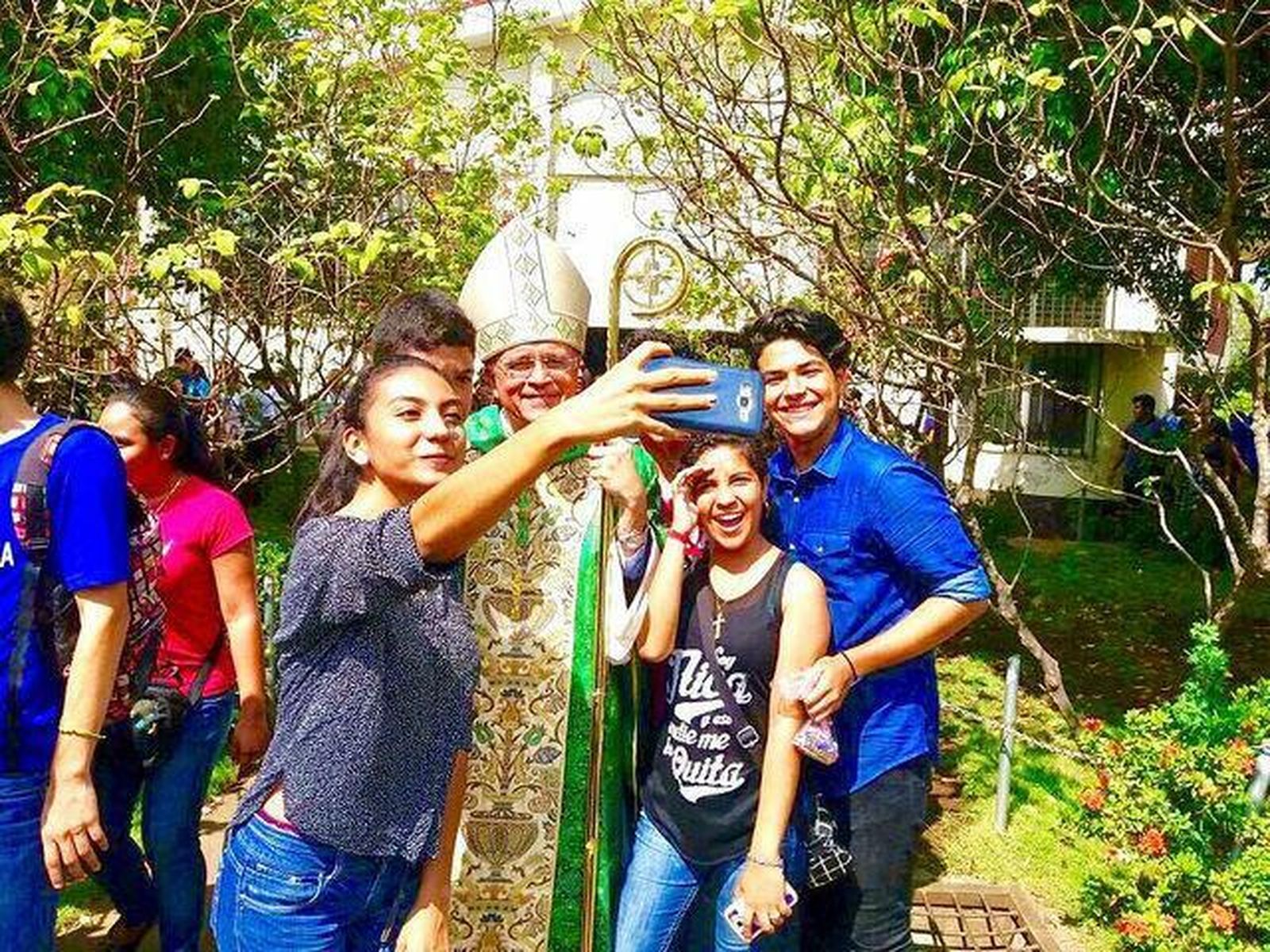 El obispo auxiliar de Managua, Silvio José Báez