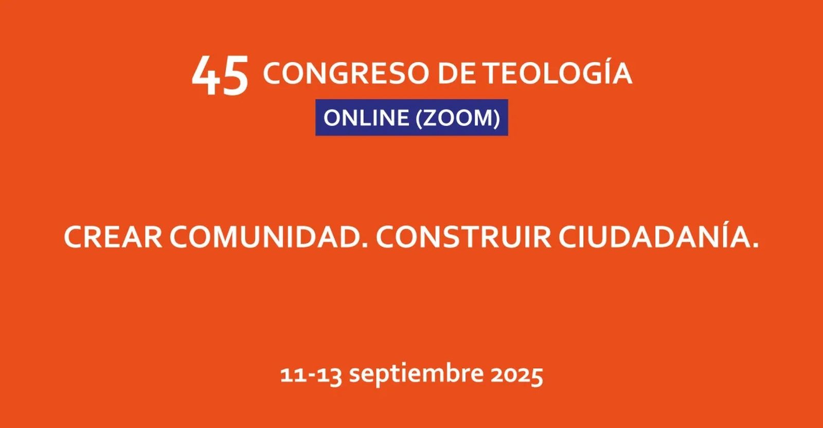 45 Congreso de Teologia