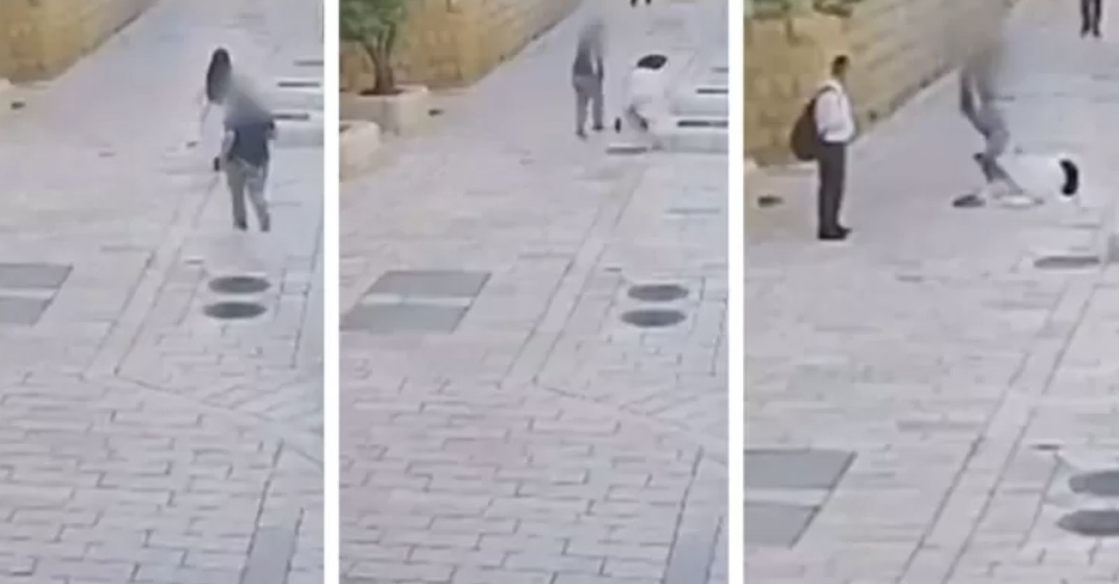 Secuencia del ataque a la monja en Jerusalén