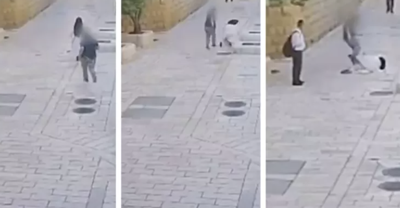 Secuencia del ataque a la monja en Jerusalén