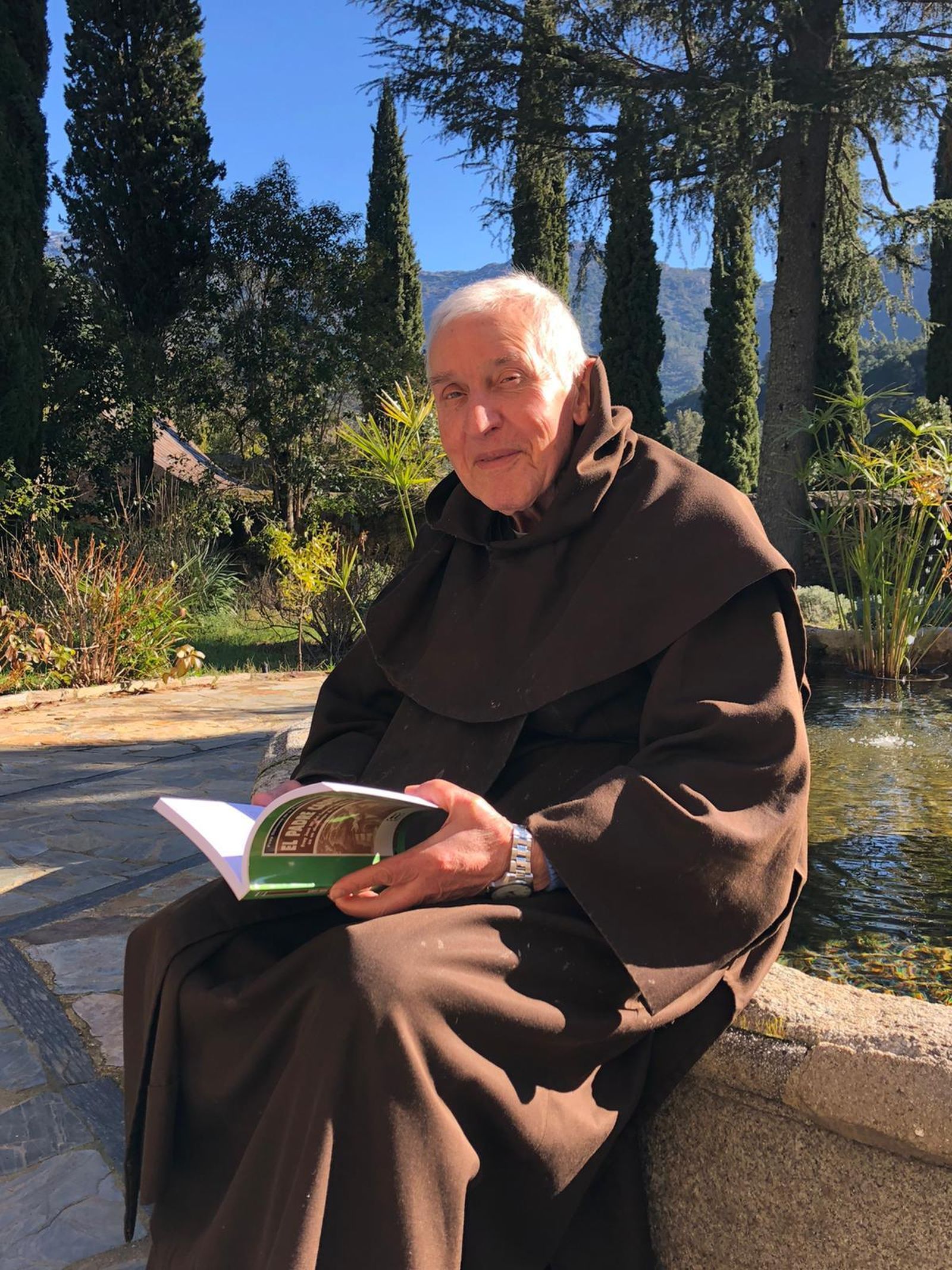 Fray Miguel en el monasterio de Las Batuecas de Salamanca
