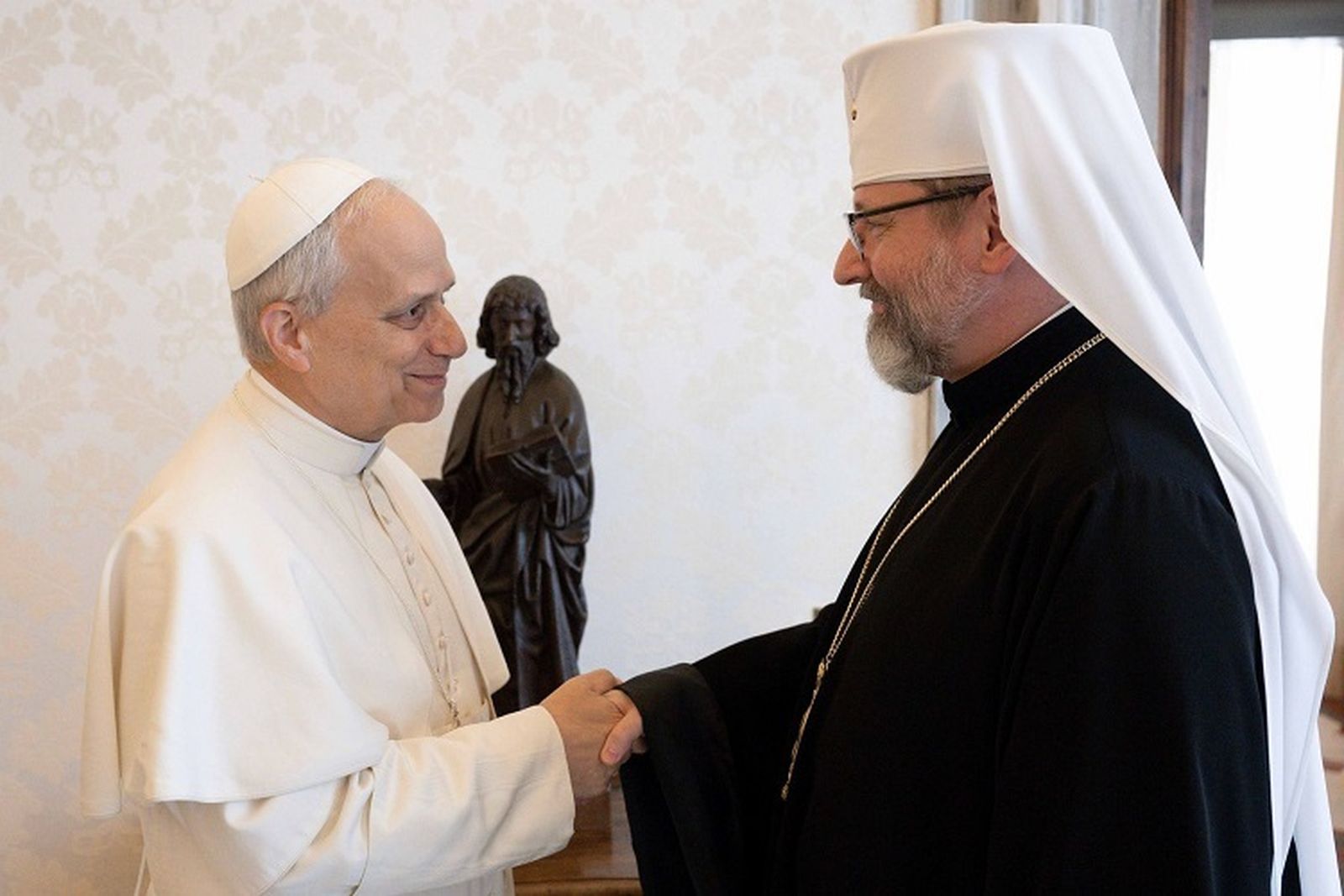 León XIV recibe a Sviatoslav Shevchuk