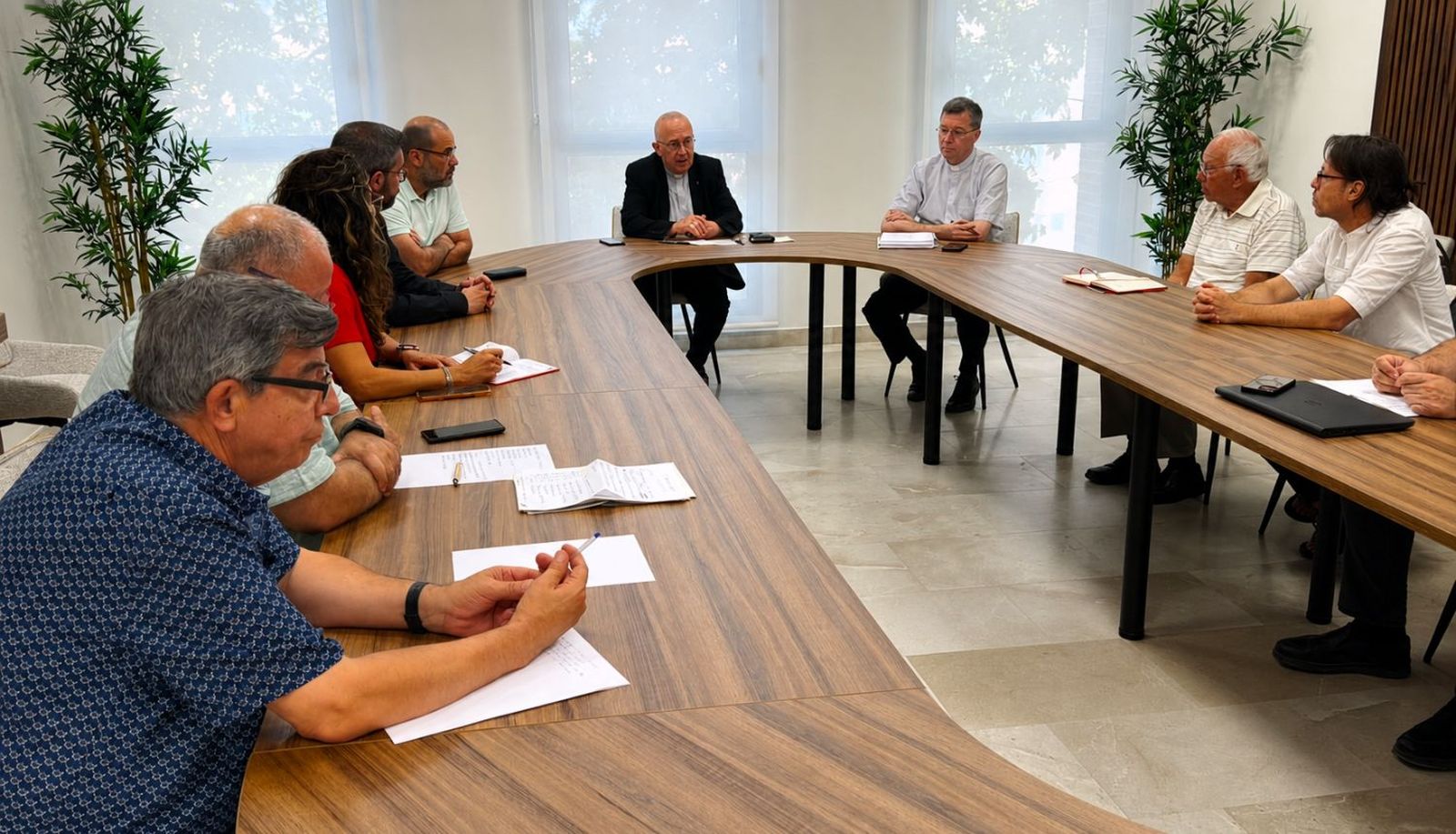 Reunión de coordinación de ayuuda en la diócesis de Getafe