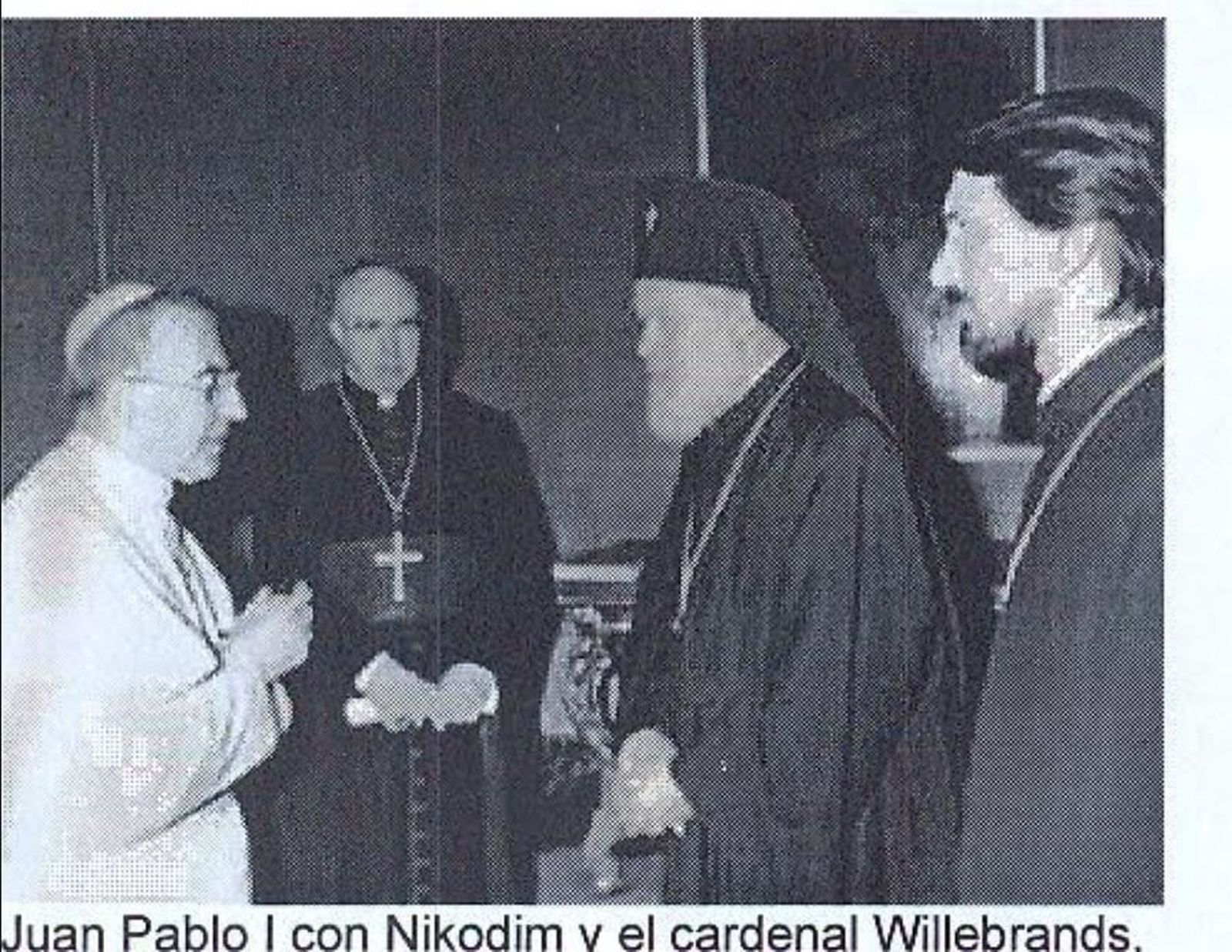 Juan Pablo I, Nikodim y Willebrands