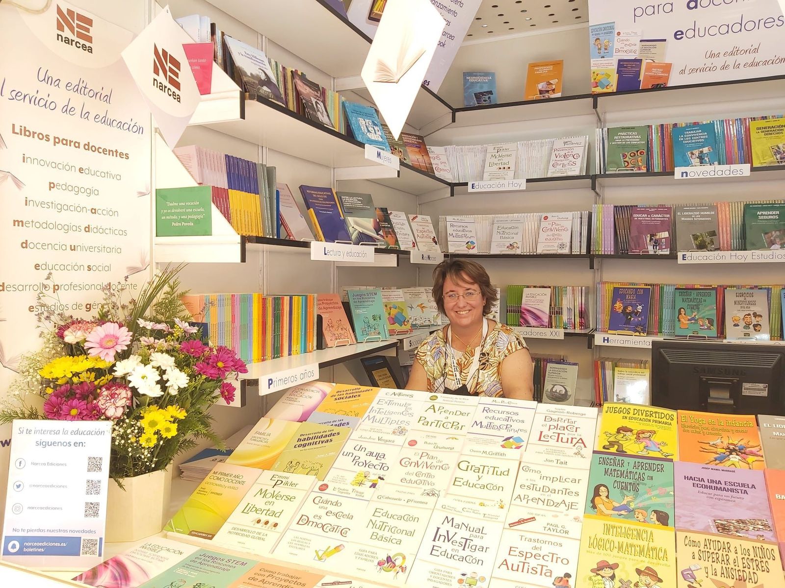 Narcea, en la Feria del Libro de Madrid