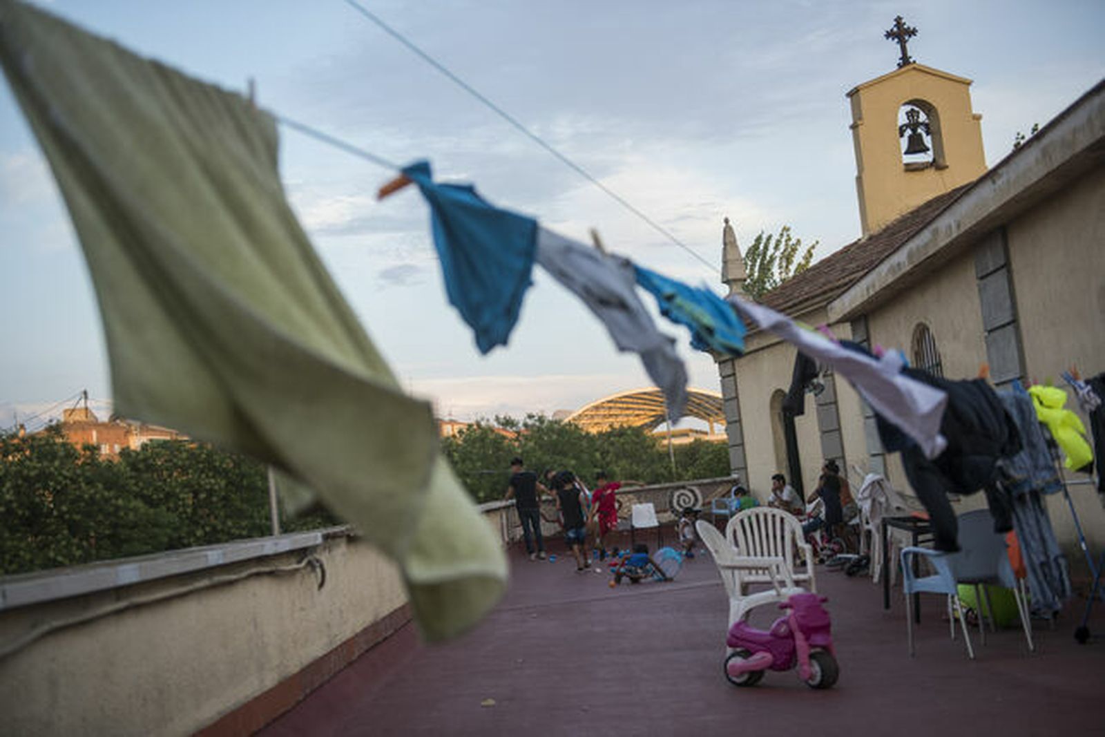 La parroquia San Carlos Borromeo no forma parte de la plataforma del arzobispado de Madrid pero ha dado respuesta a este tipo de emergencias en varias ocasiones