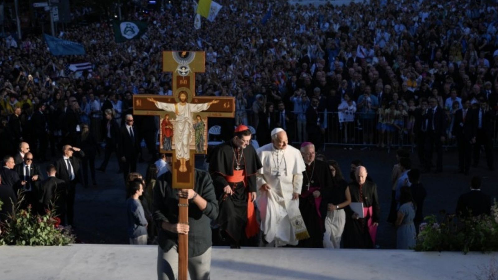 Vigilia con jóvenes en Madrid