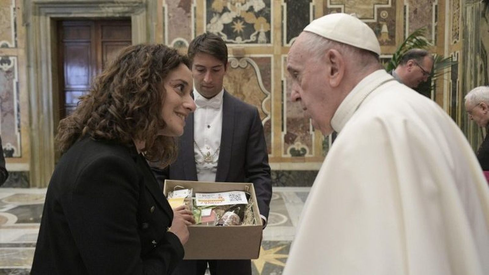 Francisco recibe a los jónenes del Proyecto Policoro