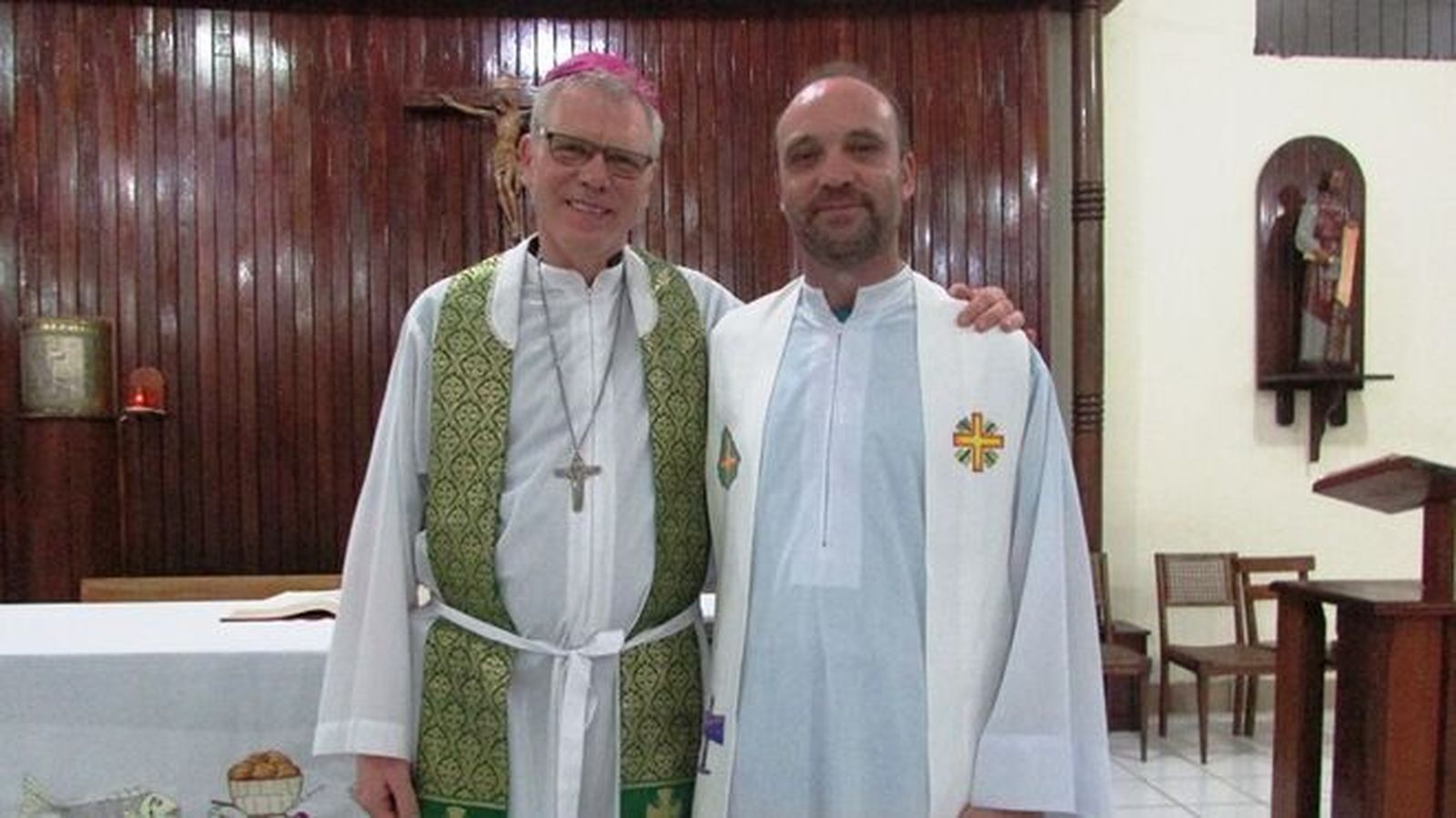 Reinaldo Nann con nuestro colaborador César L. Caro