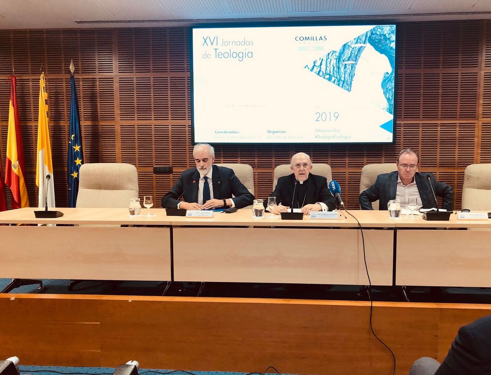 Julio L. Martínez, Carlos Osoro y Enrique Sanz