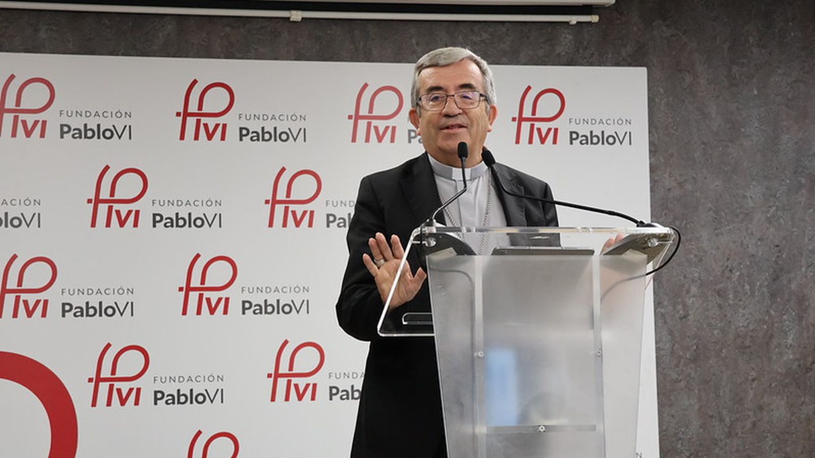 Luis Argüello, durante su intervención
