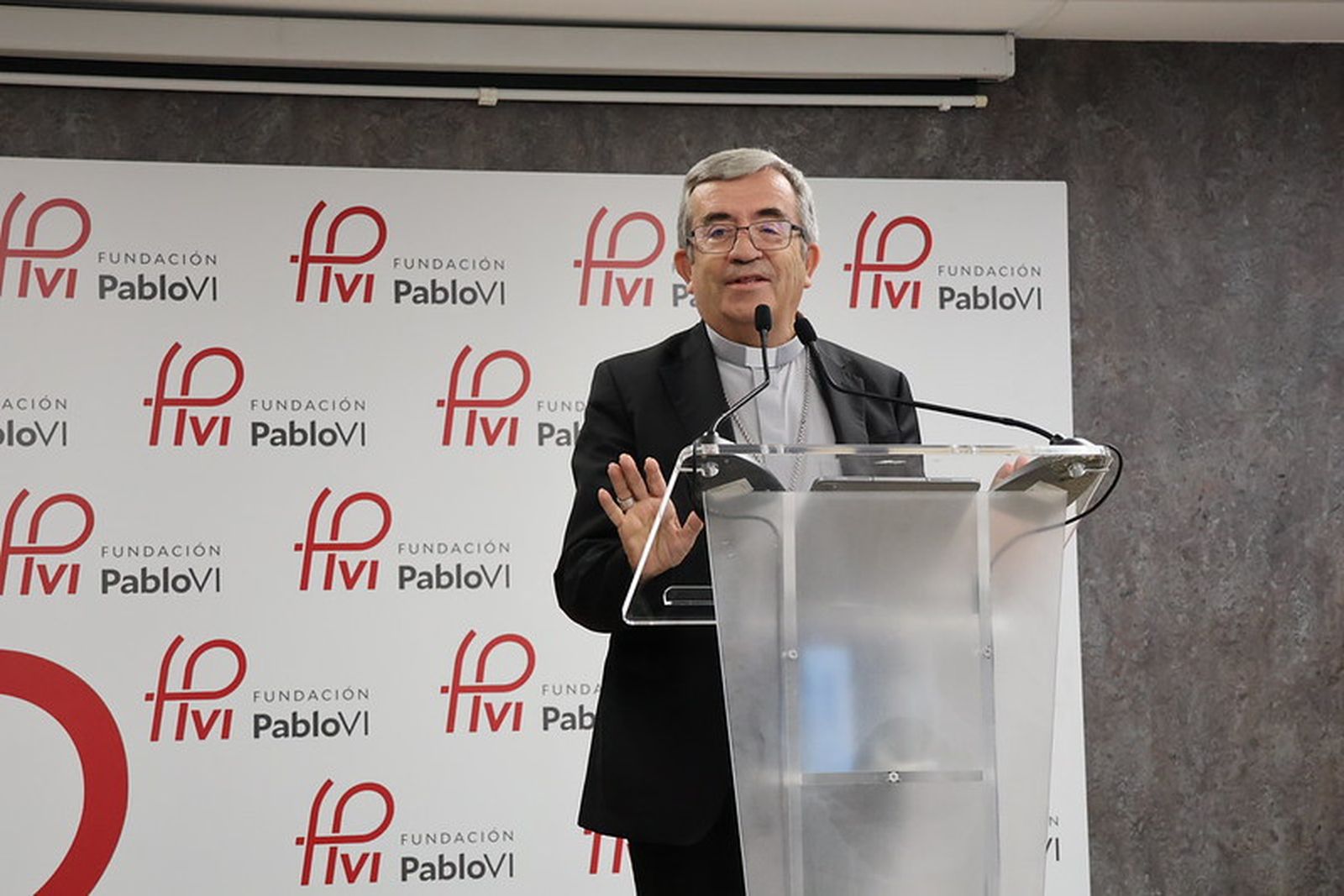 Luis Argüello, durante su intervención