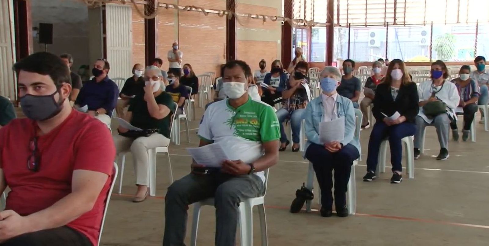 Fieles en el primer adiós a P. Casaldàliga