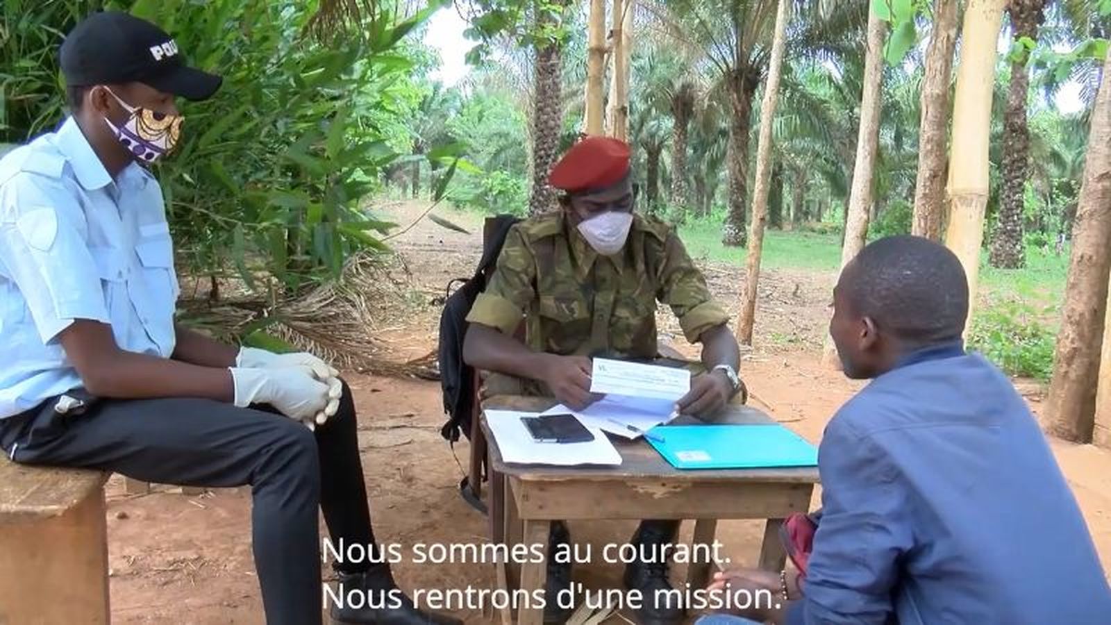 Video educativo sobre el COVID-10 realizado por la parroquia de Fatima, en Bangui