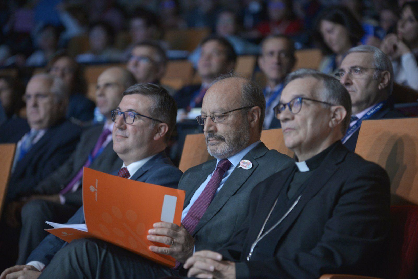 Marin, Alvira y Franco, en la inauguración