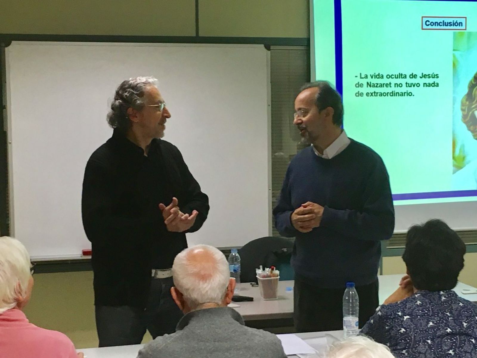 Ariel Álvarez (i) y José Carlos Bermejo