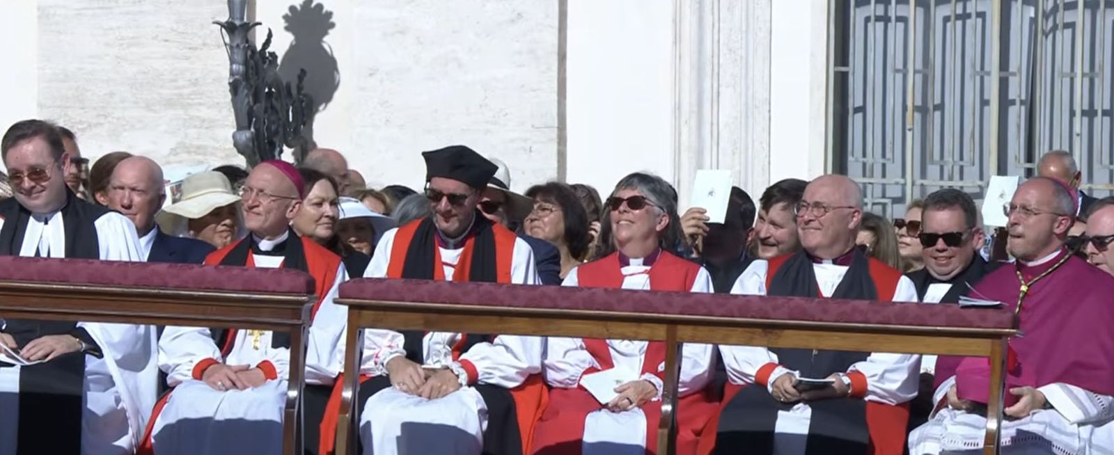 La delegación anglicana