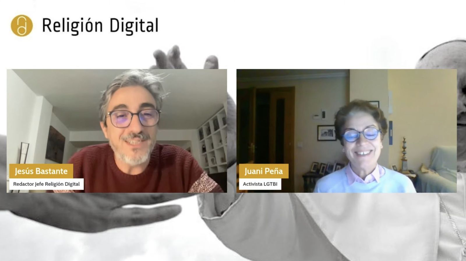 Juani Peña con Jesús Bastante