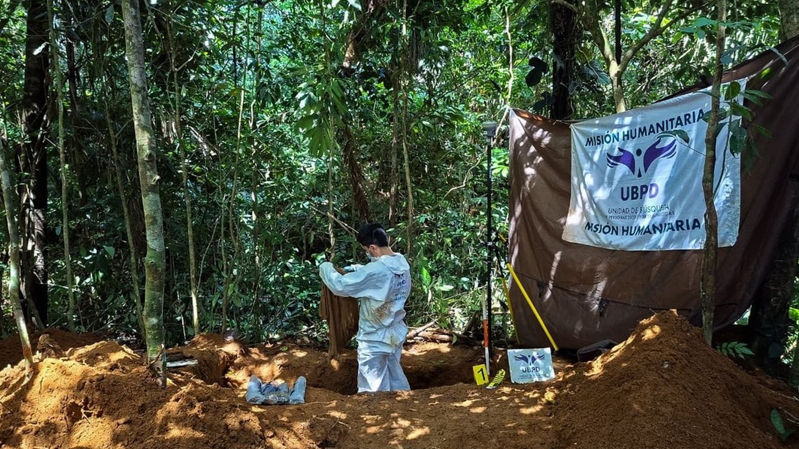 Exhumación forense dirigida por la Unidad de Búsqueda de Personas dadas por Desaparecidas