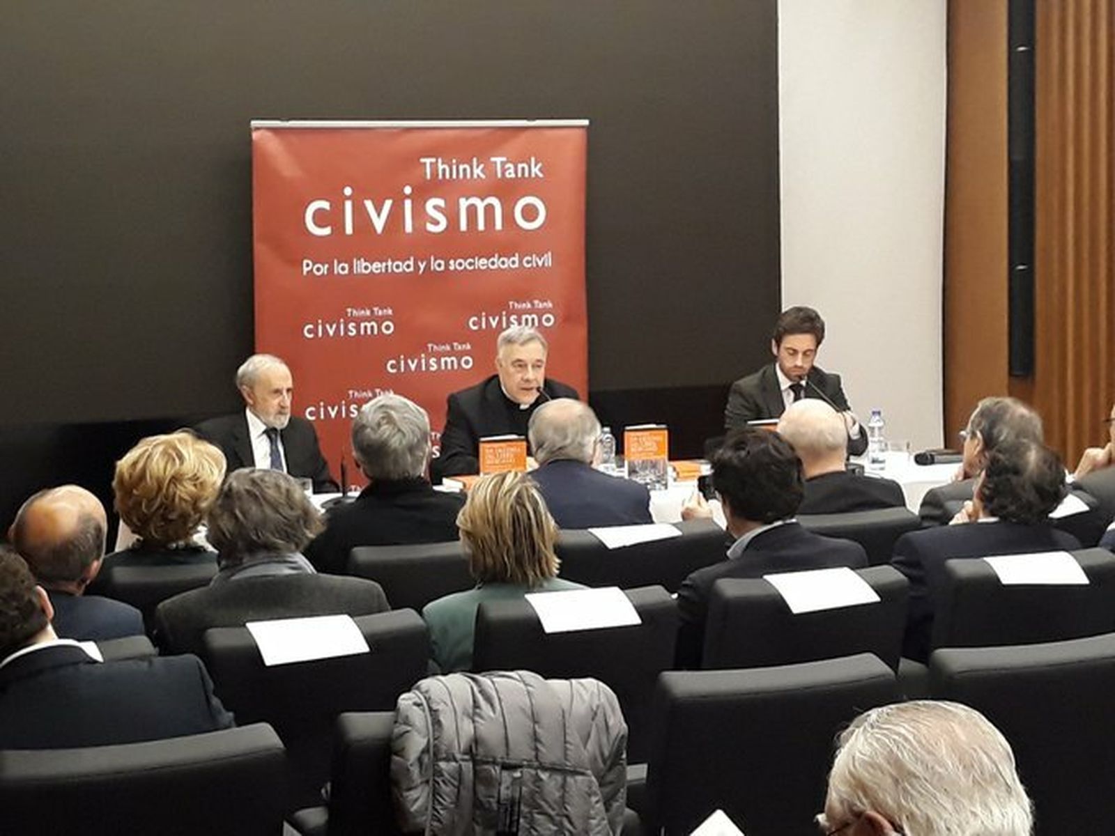 Robert Sirico, este lunes, en Madrid