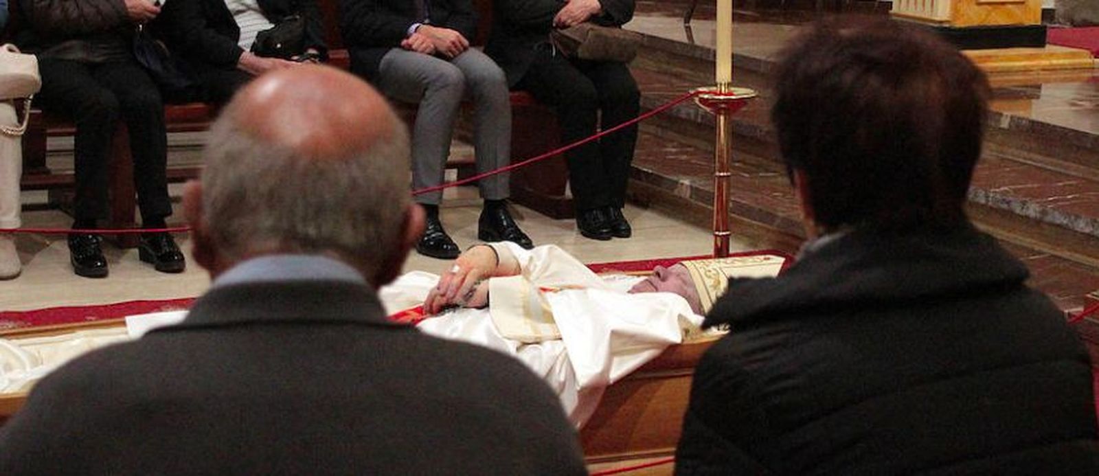 Capilla ardiente de Juan Antonio Menéndez