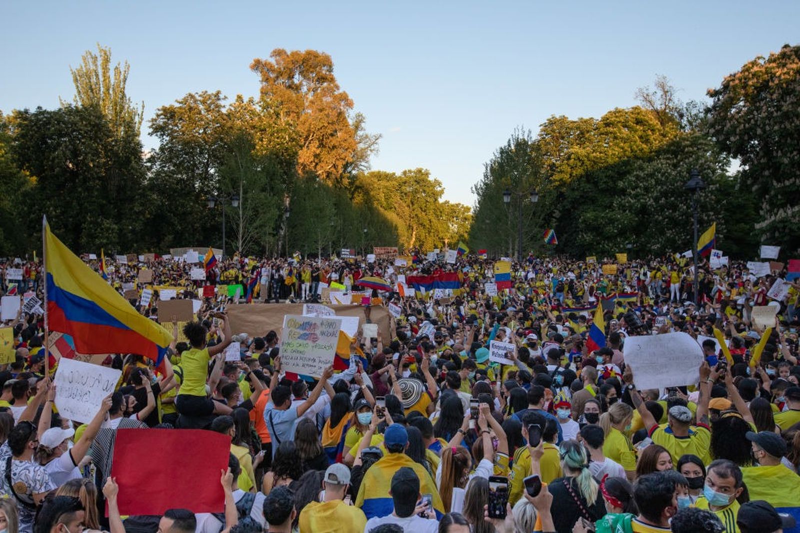 17ª jornada de paro nacional en Colombia