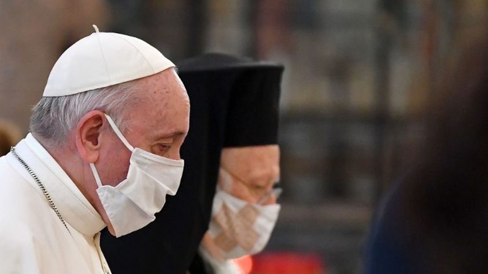 El Papa Francisco junto al Patriarca Ecuménico de Constantinopla, Bartolomé I