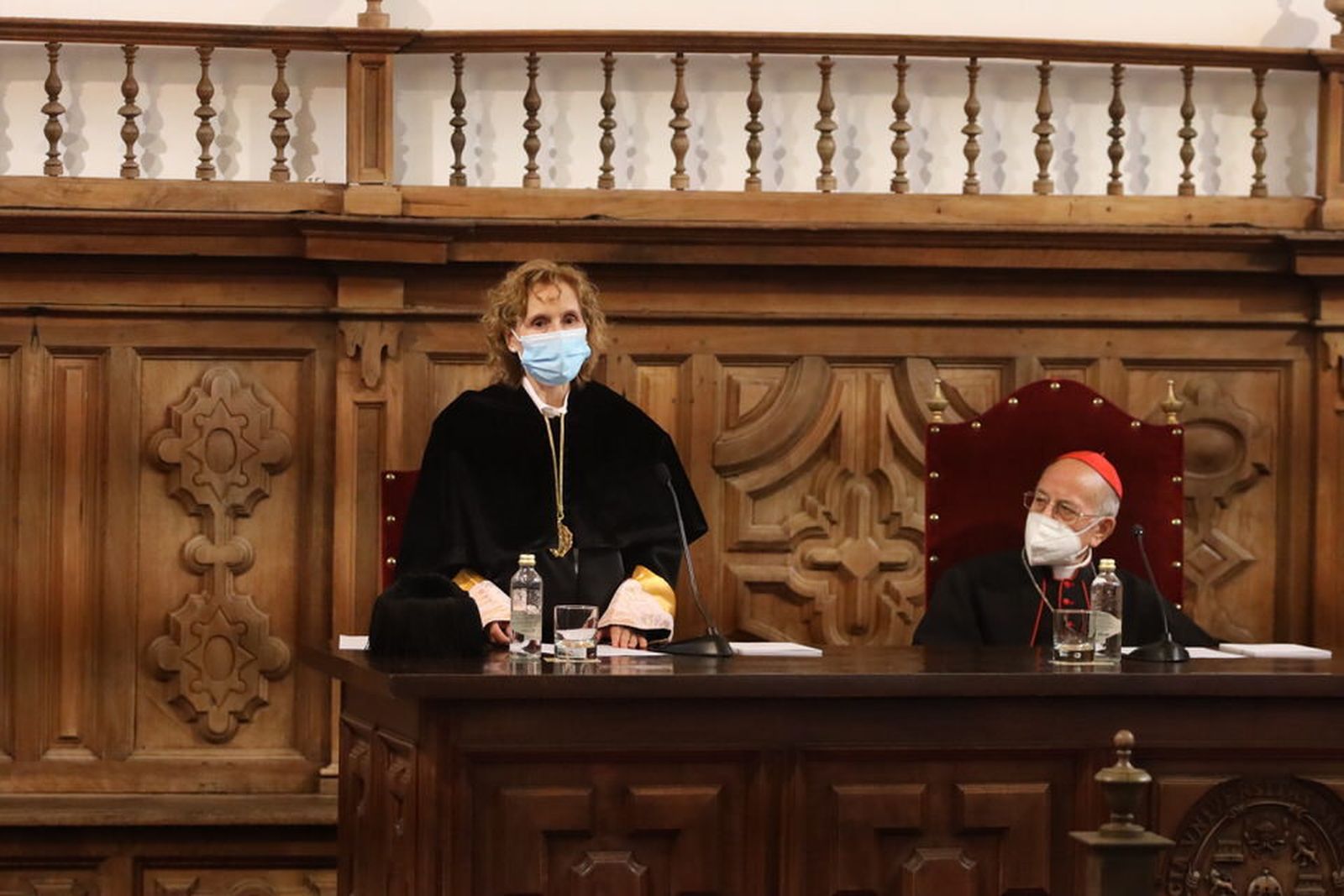 Blázquez y la rectora de la UPSA