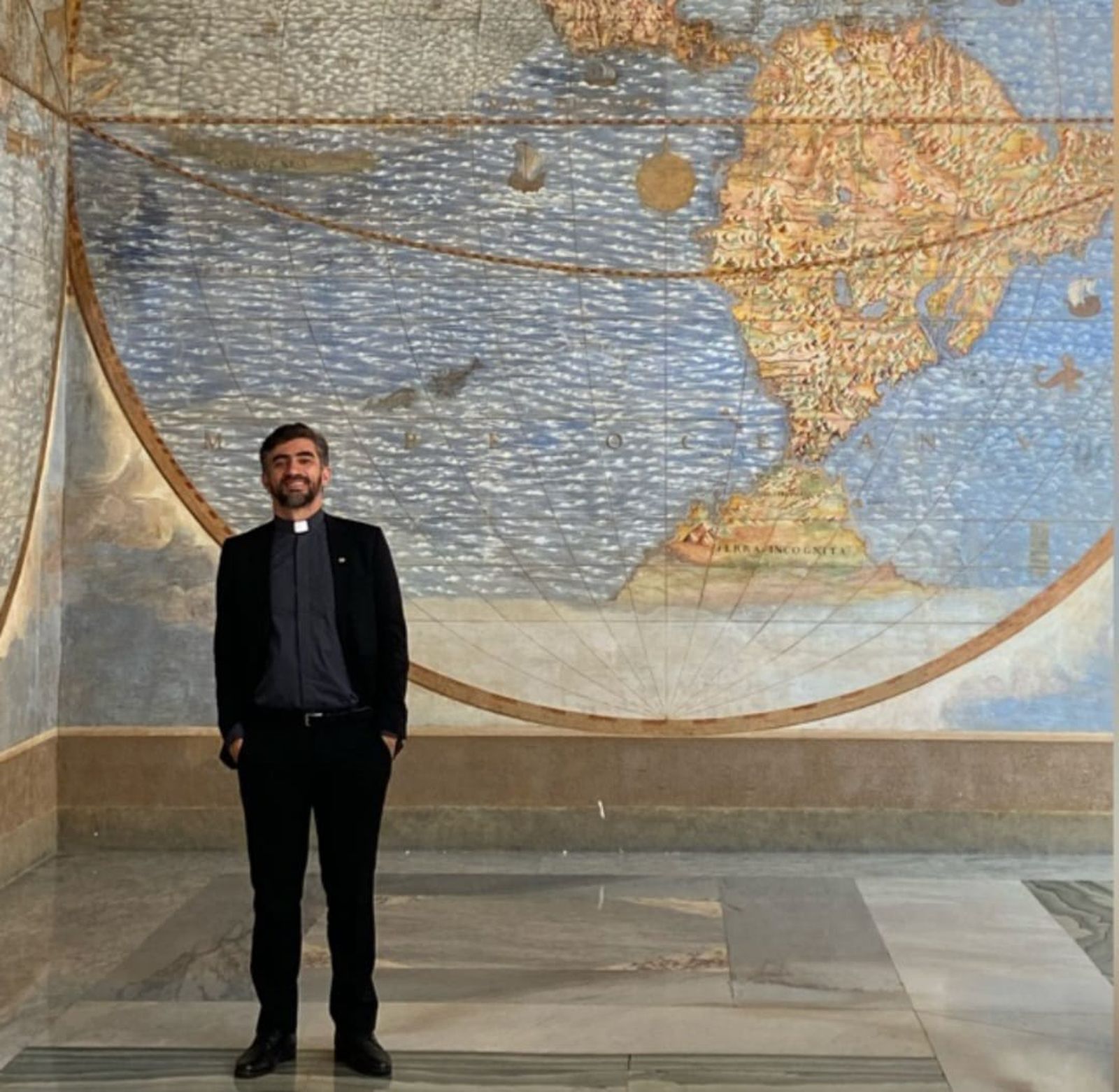 P Anderson Pedroso Vaticano mapamundi diciembre 2023