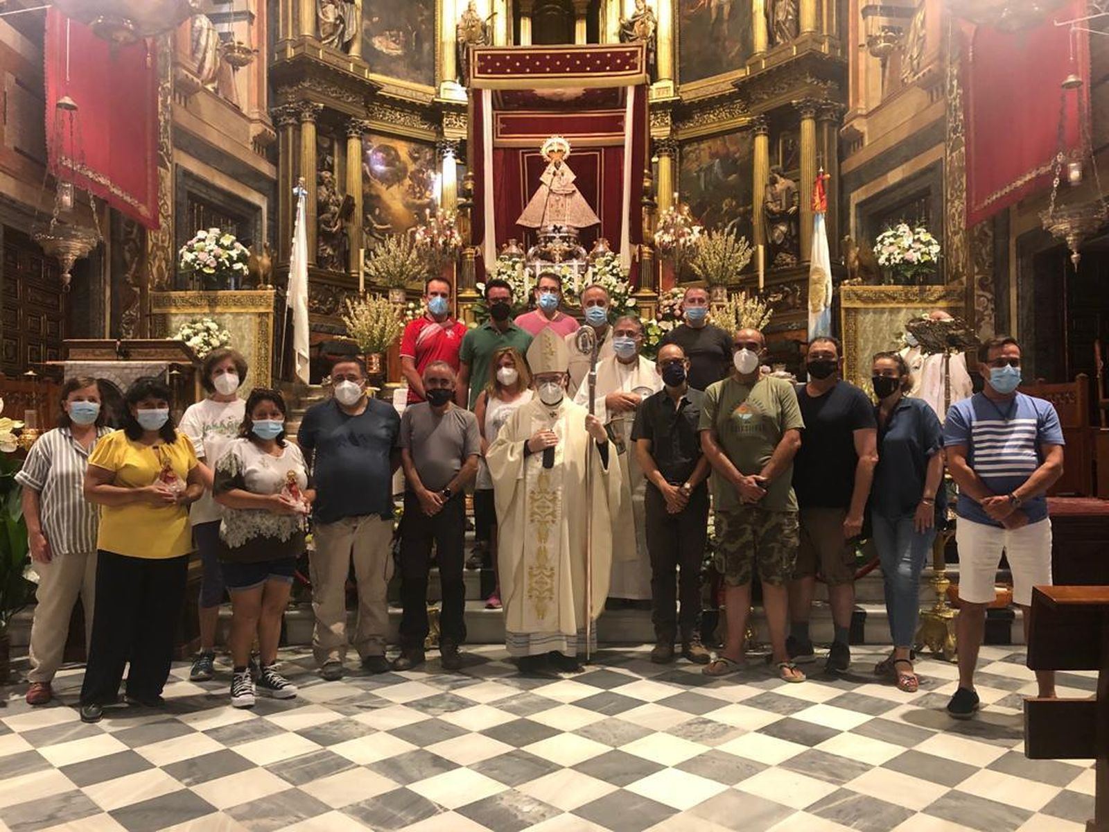 Foto final de la peregrinación a Guadalupe