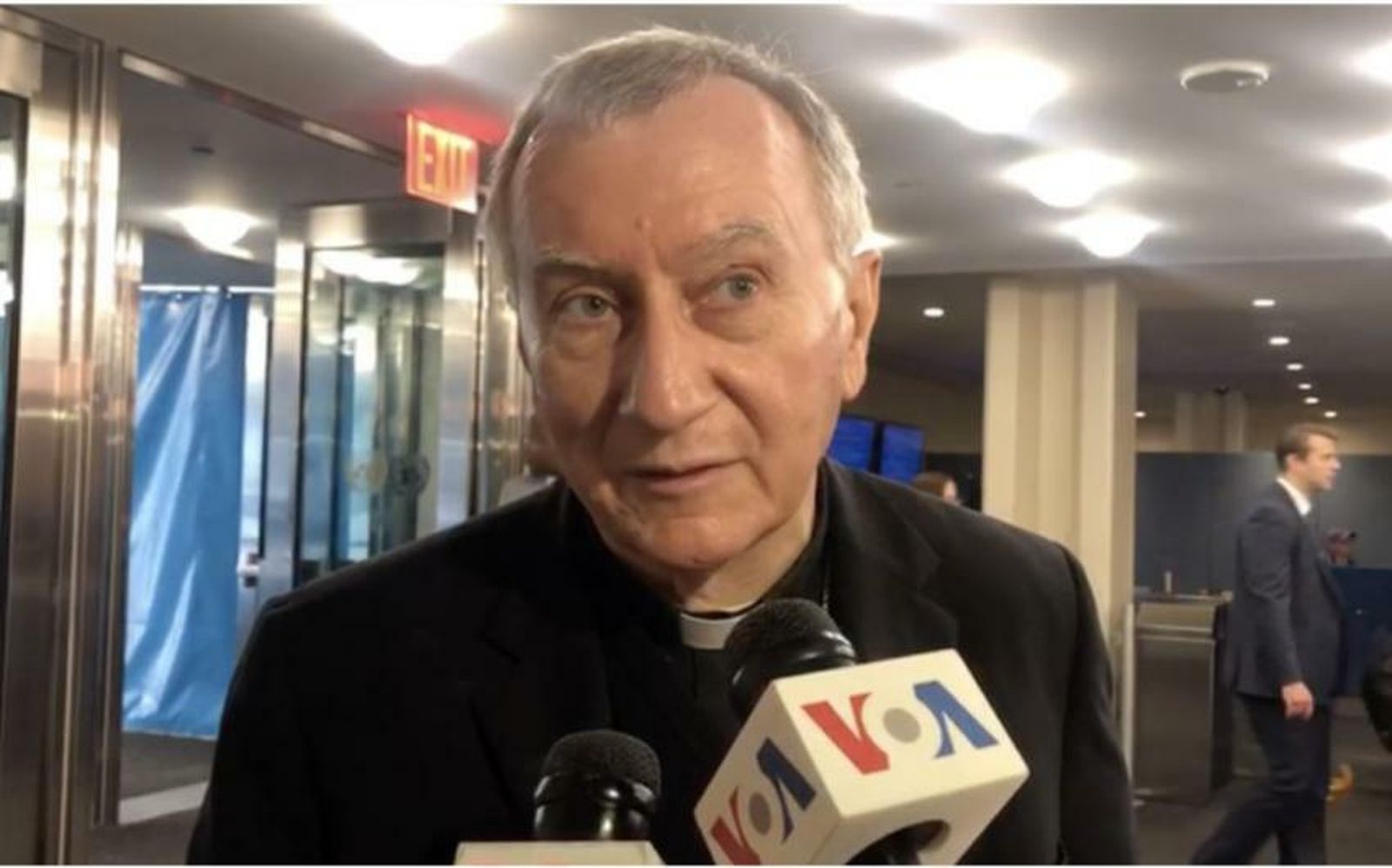El cardenal Secretario de Estado del Vaticano, Pietro Parolin