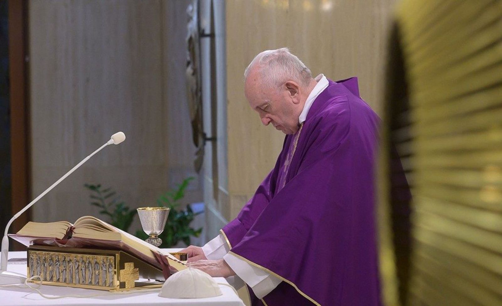 El Papa, en Santa Marta