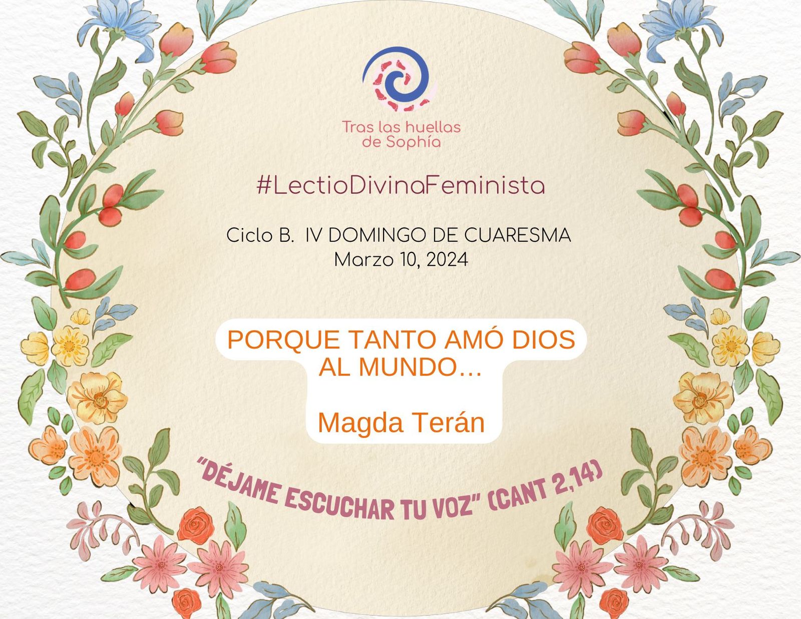 PORQUE TANTO AMÓ DIOS AL MUNDO…