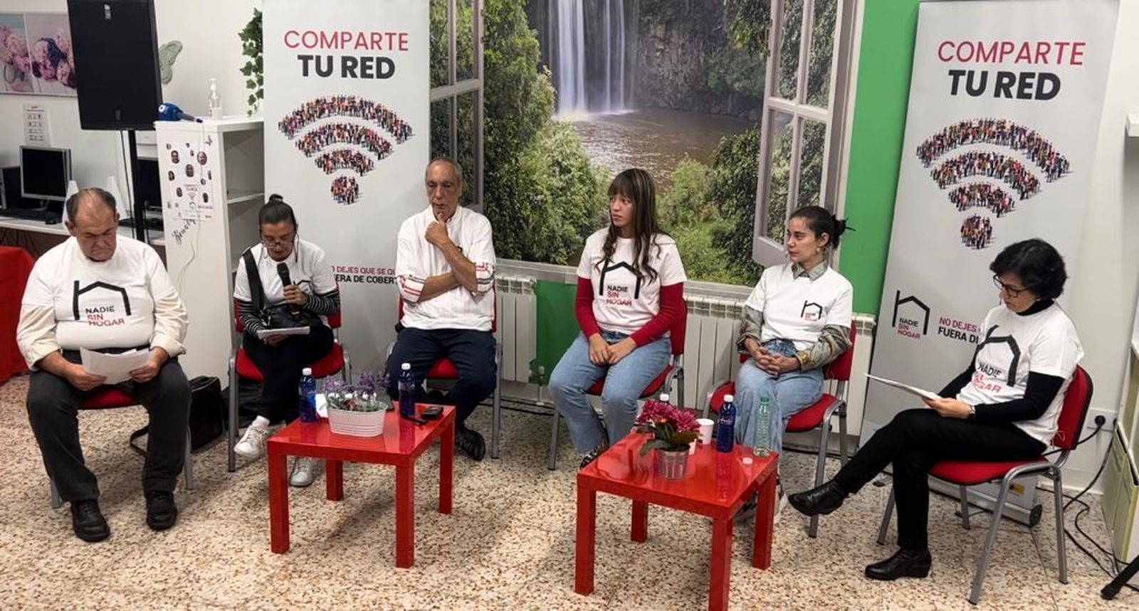 Un momento de la preasentación de la campaña del Día de las Personas Sin Hogar