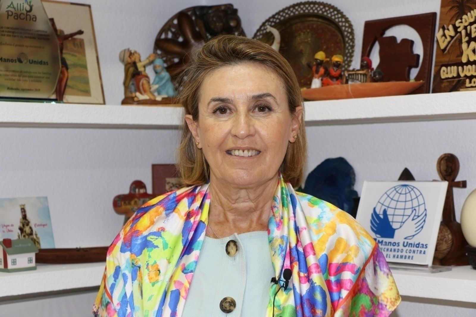 Cecilia Pilar, presidenta de Manos Unidas