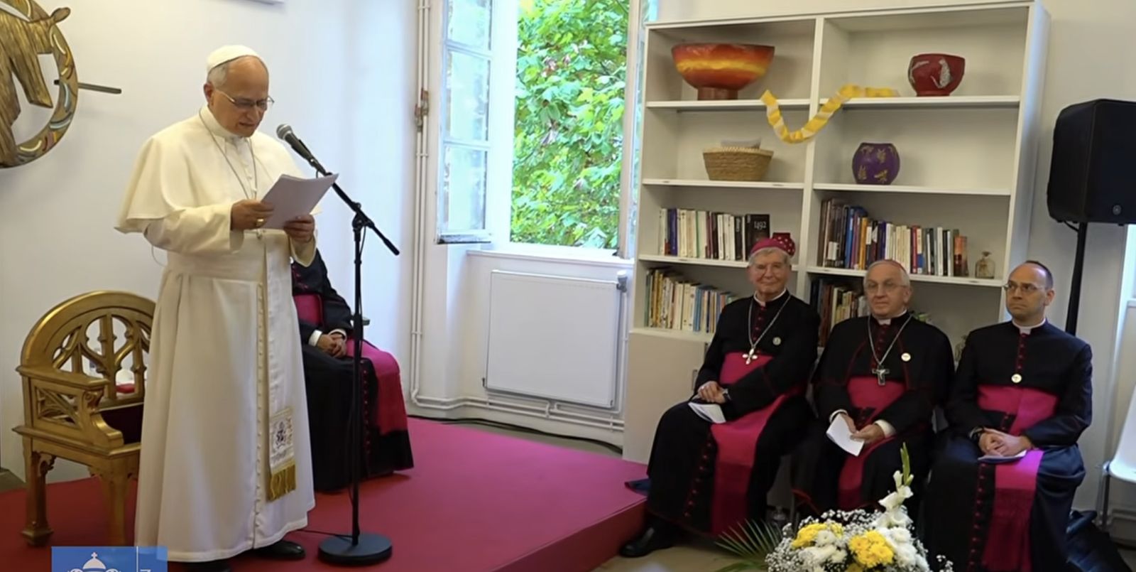 El Papa, en Maisson Bakhita